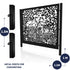 Metal Fence Panels Water Mill Garden Fencing Screens